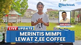 Perjuangan Pemuda Lewat Secangkir Kopi, Angdit Aprian Rintis Z,ee Coffe di Taman Woyogula Malut