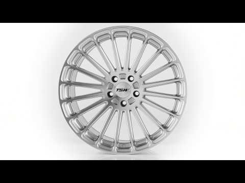 TSW Alloy Wheels - the Turbina in Silver W Mirror Face