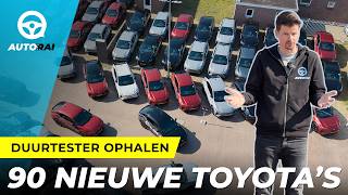 Uniek: 90 nieuwe Toyota’s in één keer de weg op! - AutoRAI TV