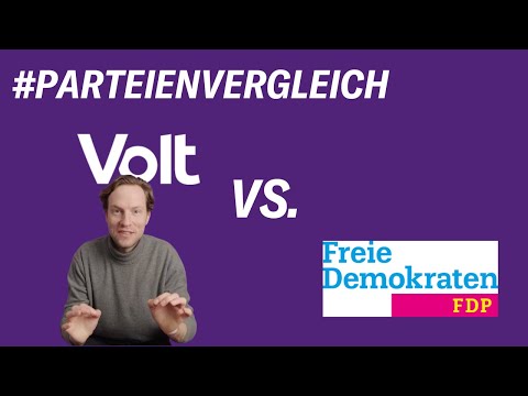 Volt 💜 vs. FDP 🟡: Zukunft gegen Stillstand!