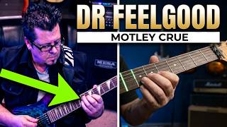 How to play DR FEELGOOD by MOTLEY CRUE - Guitar Lesson by Mike Gross - Tutorial