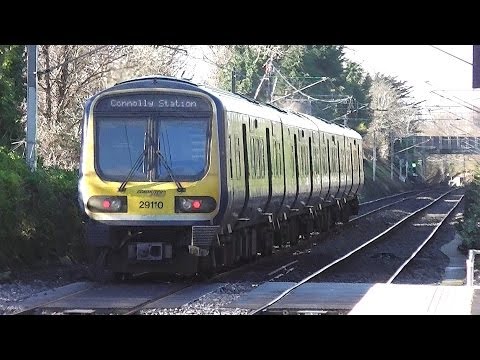 IE 29000 Class DMU Train number 29110 - Raheny Station, Dublin