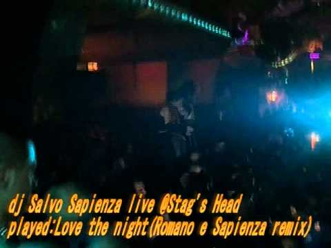 dj Salvo Sapienza live @The Stag's Head played: Love the night(Romano e Sapienza remix)