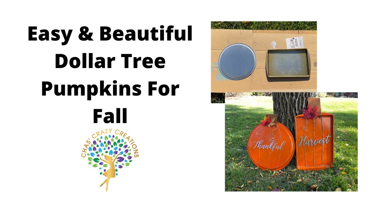 Easy and Beautiful Dollar Tree Pumpkins For Fall