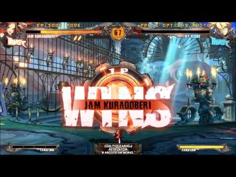 Guilty Gear Xrd -Revelator- Jam Vs Ky Cpu