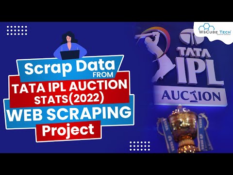 Scrap Data from TATA IPL Auction Stats  | Web Scraping with Python 