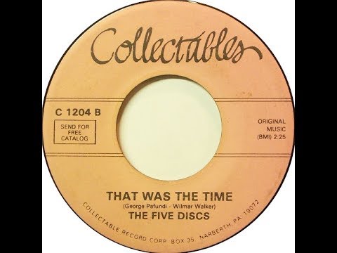 The Five Discs - That Was The Time   1962