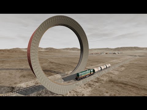 Trains vs Vertical Loop Crashes 003 | BeamNG.Drive | BeamNG High Speed