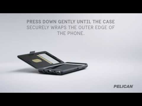 Instruções da capa do telefone Pelican Vault