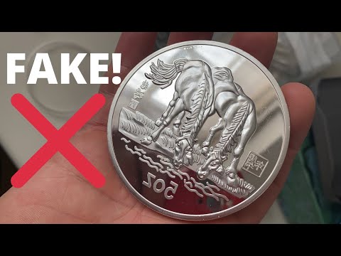 I Bought A 5 0z silver coin On EBay And It Was Fake!