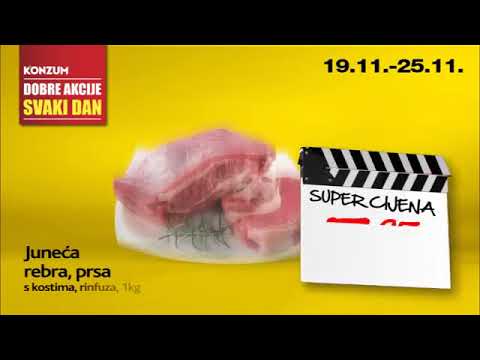 Konzum BIH nedeljna akcija od 19.11.2018.