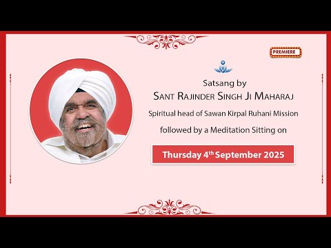 Satsang By Sant Rajinder Singh Ji Maharaj - Sep 04, 2025