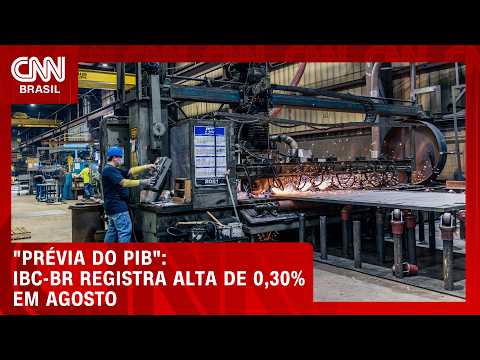 Entenda a alta de 0,30% da prévia do PIB em agosto | LIVE CNN