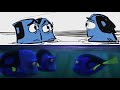 Cuddle Party with Otters from Finding Dory | Pixar Side-by-Side