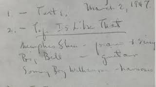 Memphis Slim, Big Bill Broonzy, and Sonny Boy Williamson (#1): Life Is Like That (1947)