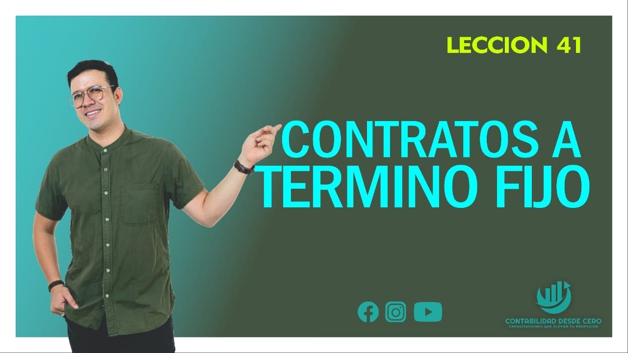 ✅CONTRATOS a termino FIJO📜
