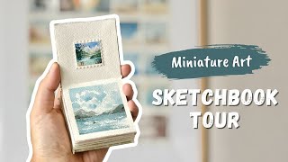 My Tiniest Sketchbook Tour ✧ Watercolor Painting Stories