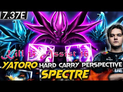 7.37E - Crazy Yatoro Spectre The Hard Carry - Dota 2 Pro Full Gameplay K15 D6 A16 #yatorodota2