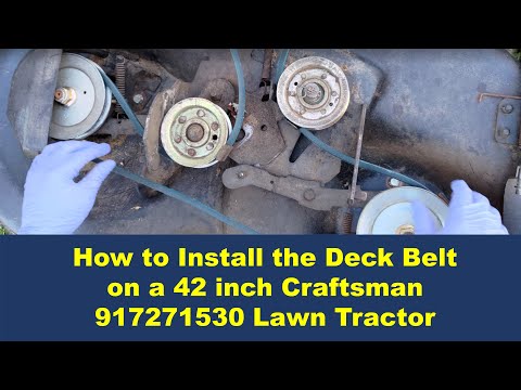 42 Craftsman Mower Deck Diagram