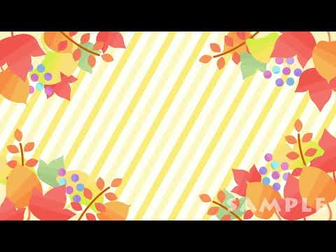 【フリー動画素材】秋の背景2 野ぶどう