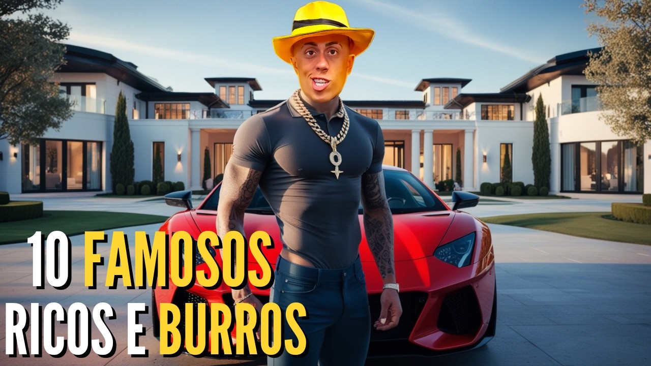OS 10 FAMOSOS MAIS BURROS E MILIONÁRIOS DO BRASIL | Part 2