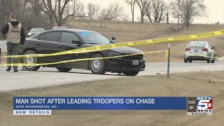 MSHP trooper shoots suspect following pursuit