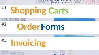 3 Ways To Accept Credit Cards Online - Customer Facing -  Order Forms, Shopping Carts, Invoicing