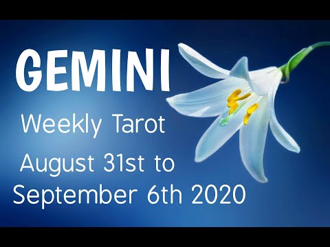 GEMINI - Slow & Steady - Weekly Tarot (August 31st to September 6th 2020)