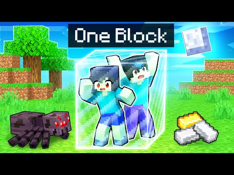 Aphmau - We're Zombies LOCKED In ONE BLOCK In Minecraft!