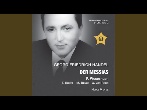 Messiah, HWV 56, Pt. 1 (Excerpts Sung in German) : No. 17, Ehre sei Gott in der Höhe (Live)