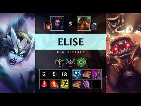 Elise Support vs Nautilus - BR Challenger Patch 25.10