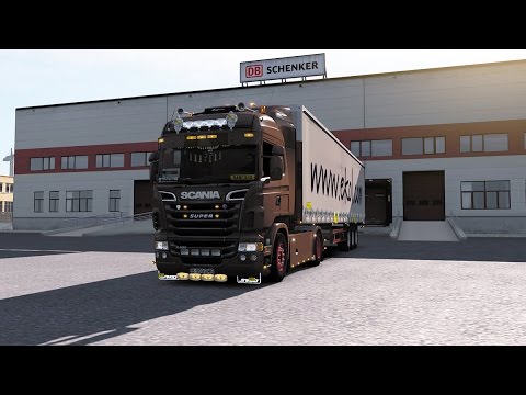 ETS 2 - 1.27 "Drumuri Europene" Praha(CZ) - Katowice(PL) ProMod 2.16 Scania Highline R420 R