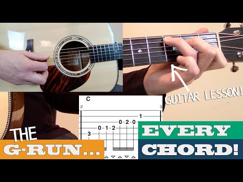 Beginner Bluegrass Guitar Lesson | The "G Run"… in EVERY KEY!