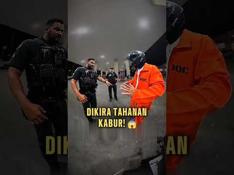 NEKAT DIKIRA TAHANAN KABUR! 😅 #videoviral