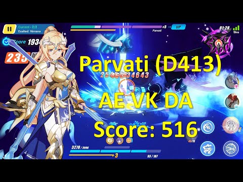 [HI3 SEA] - Abyss Superstring Dimension Nirvana (D413) - AE VK DA vs Parvati - Weather Ignited (516)