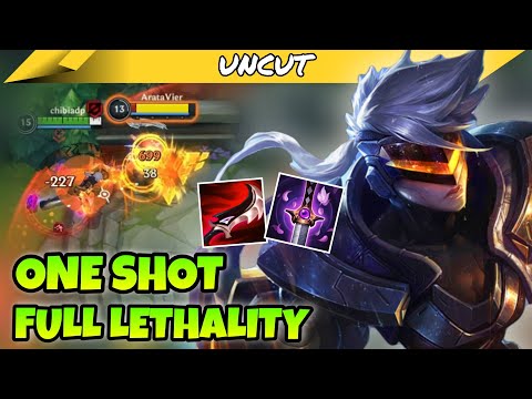 VI JUNGLE WILD RIFT FULL LETHALITY BUILD ONE SHOT GAMEPLAY