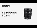 Sony Zoomobjektiv FE 24-50 mm F/2.8 G Sony E-Mount