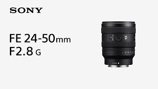 [閒聊] Sony 發表新鏡頭 FE 24-50mm F2.8 G