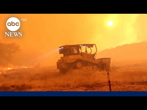 Families flee wildfire emergency across multiple states in the West