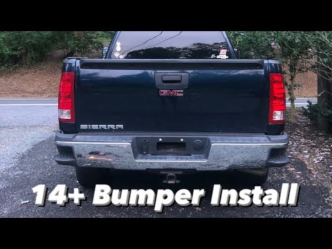 Installing a 14+ Step Rear Bumper On My 07 Sierra