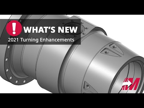 Mastercam 2021 Turning Enhancements – Lathe Solid Chaining