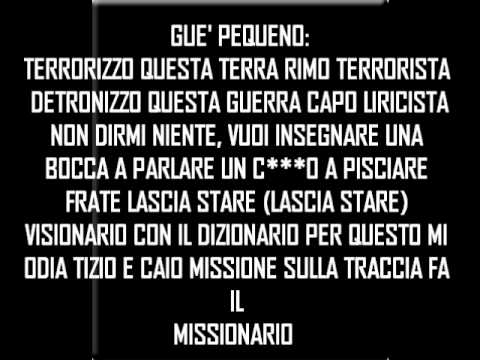 Bassi Maestro ft Guè Pequeno Lirico Terrorista Con Testo