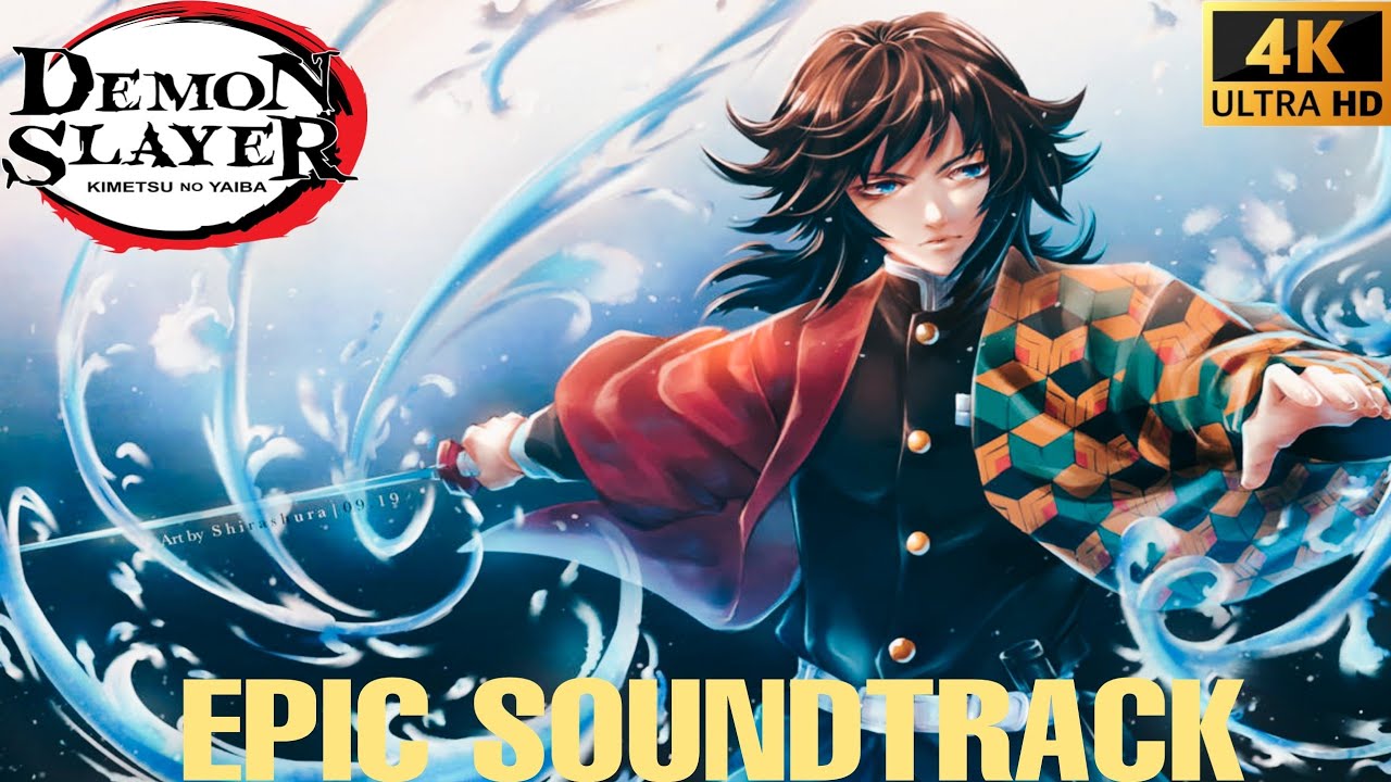 [4K] Demon Slayer OST : Giyu Tomioka Theme (Water Breathing) | EPIC SOUNDTRACK