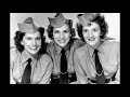 Andrews Sisters:  Rancho Pillow