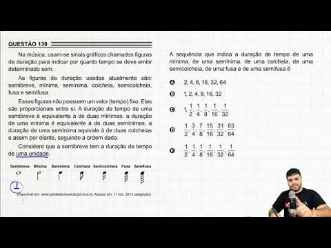 ENEM PPL 2018 139 In music, graphic signs called figures of duration are used