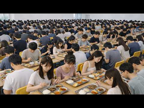 어느 학교 1000원짜리 급식의 충격 퀄리티?! 전세계를 놀라게한 K-급식 Korean food