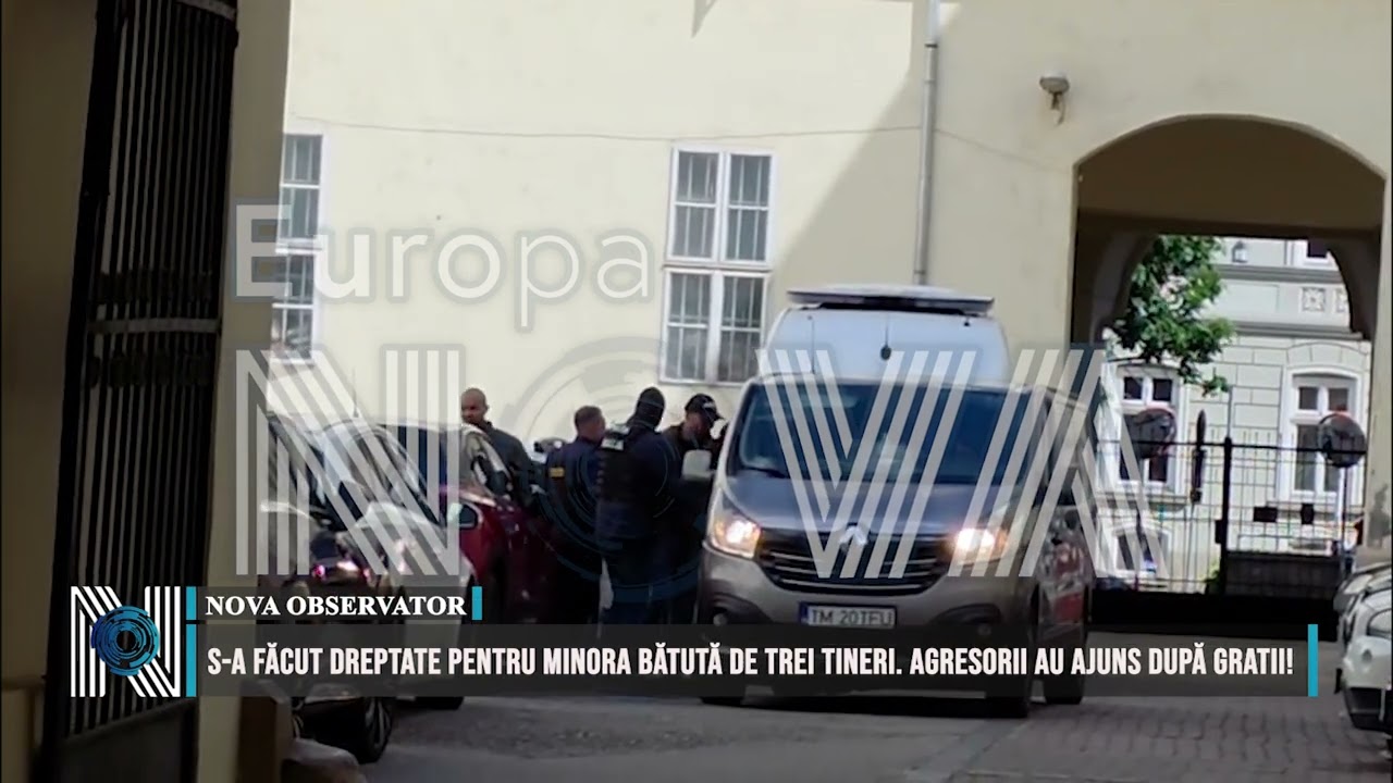 S-A FĂCUT DREPTATE PENTRU MINORA BĂTUTĂ DE TREI TINERI. AGRESORII AU AJUNS DUPĂ GRATII!