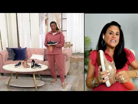 Clarks Lace-Up Leather Sneaker - Nalle Fern on QVC