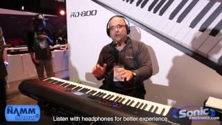 Video thumbnail for Roland RD 800 Stage Piano | NAMM 2014 by Sonic Electronix