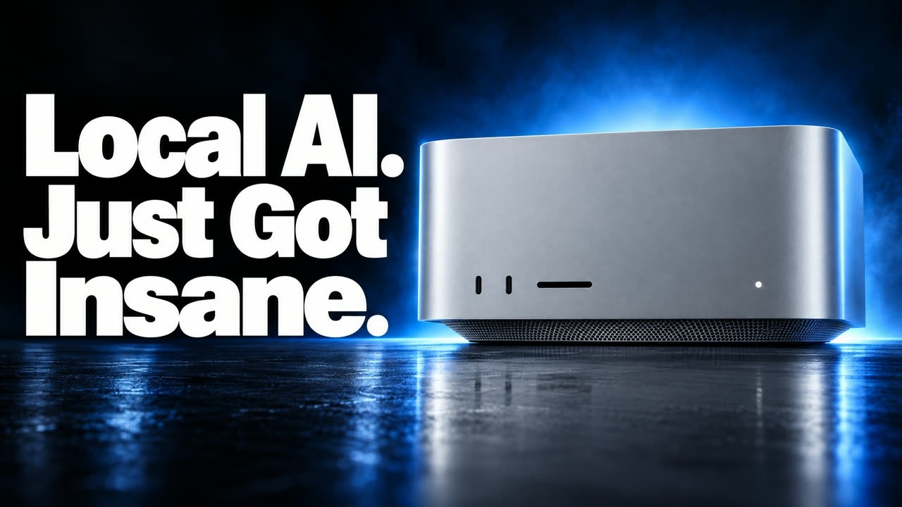The New Mac Studio Makes Local AI 4X Faster